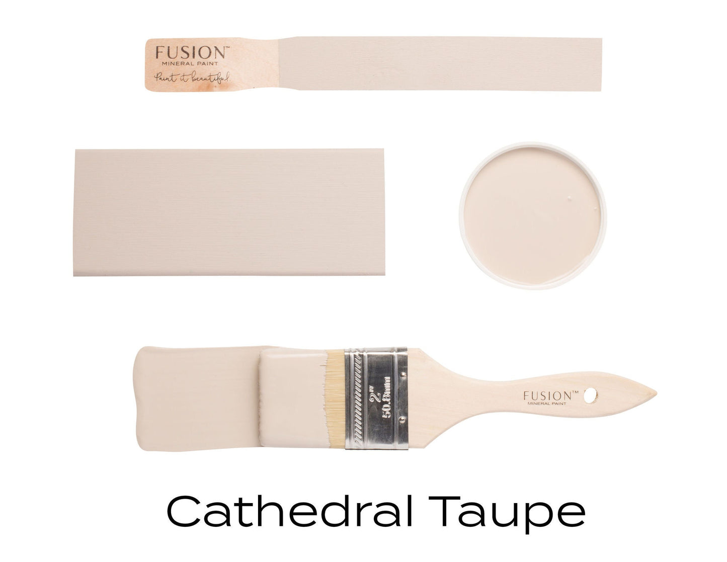 Cathedral Taupe Fusion Mineral Tester size, 37 mL