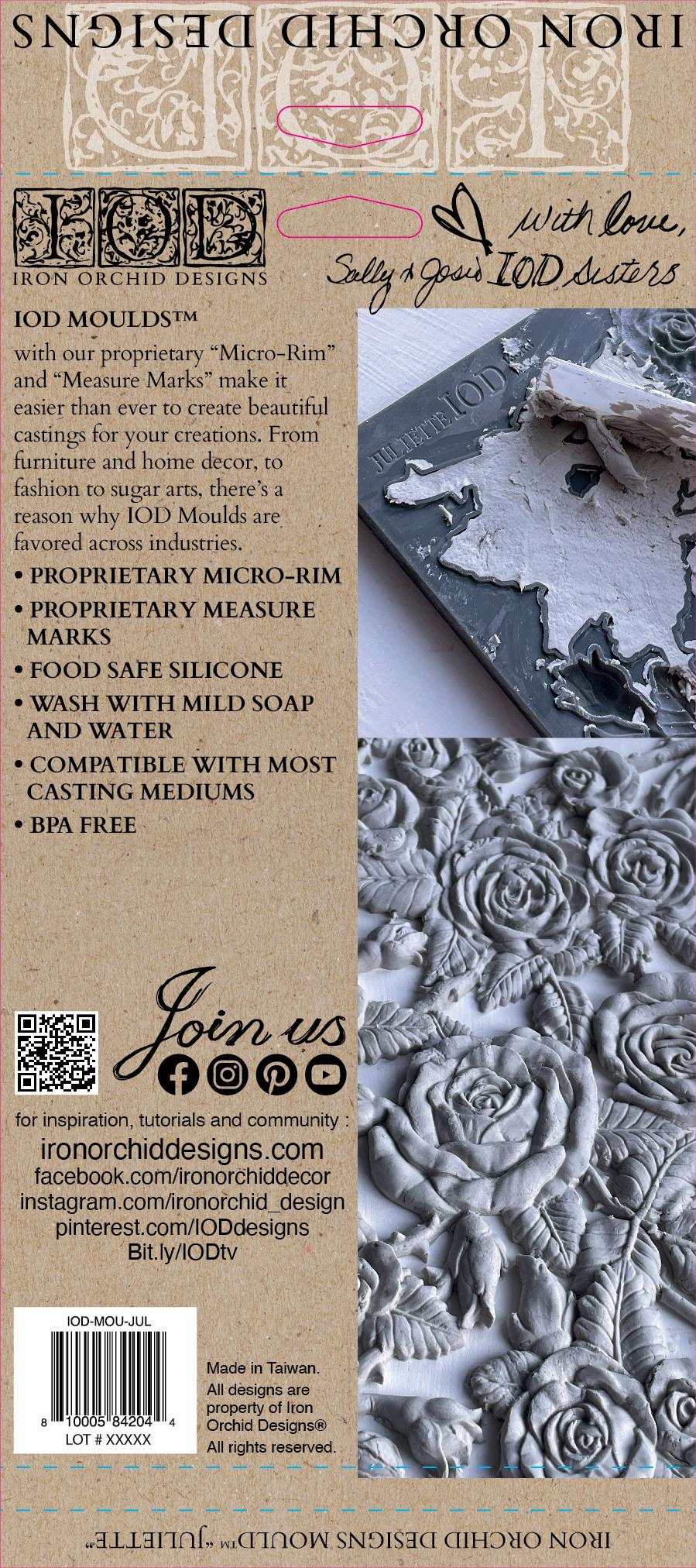 IOD Juliette 6x10 Decor Mould