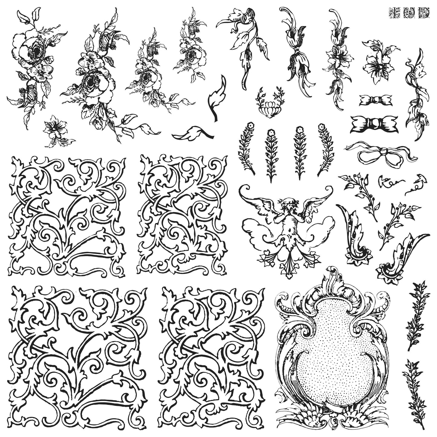 IOD Alphabellies Stamp