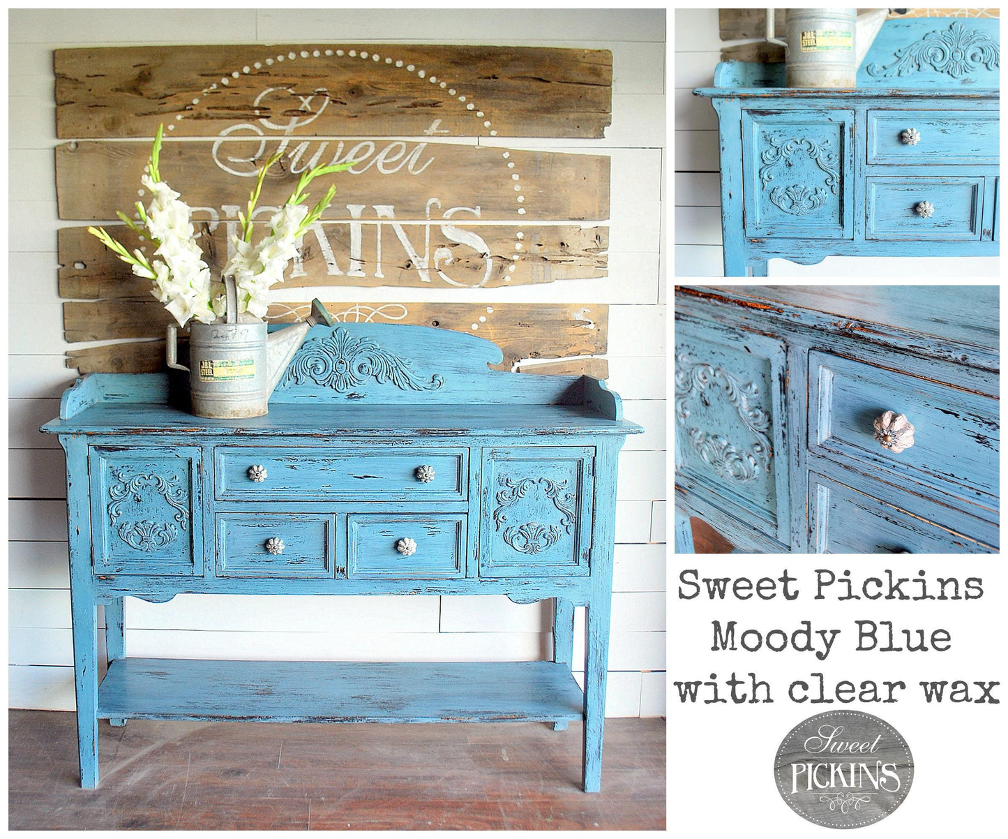 Sweet Pickins Milk Paint - Moody Blue
