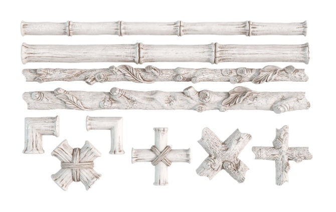 IOD Faux Bois 6x10 Decor Mould