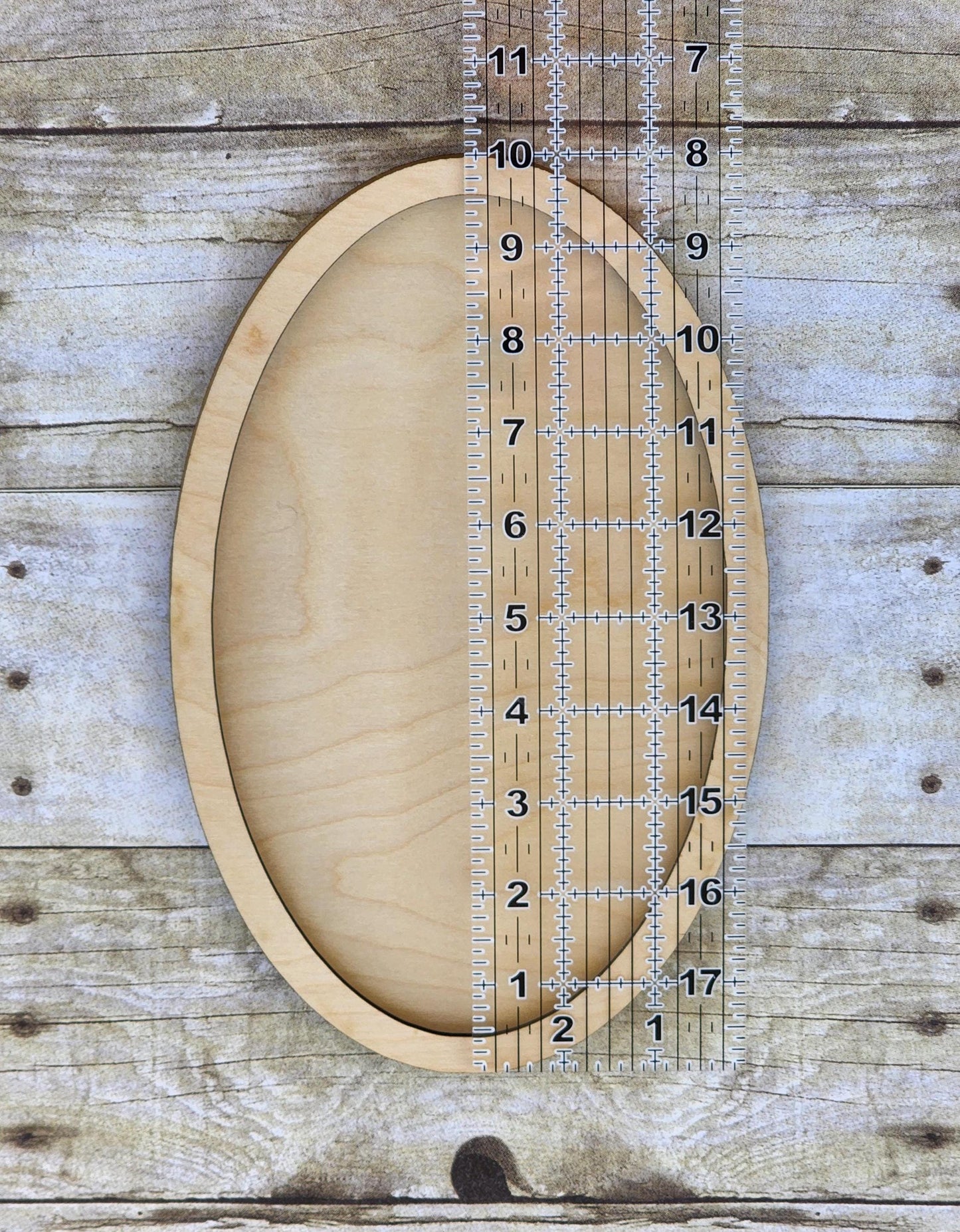 Oval Wood Frame, 10 x 6.5 Wooden Frames