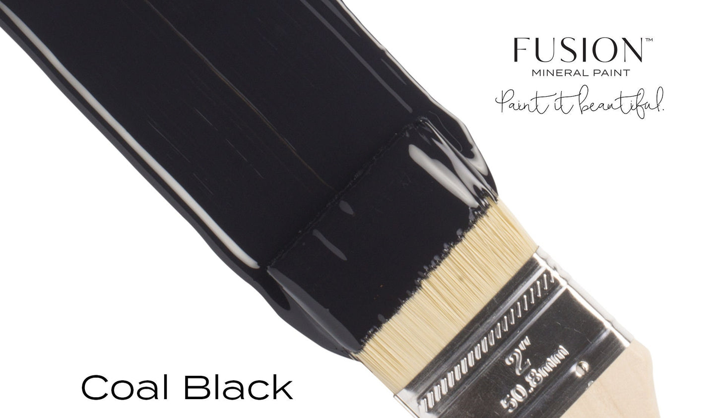 Coal Black Fusion Mineral Paint Pint
