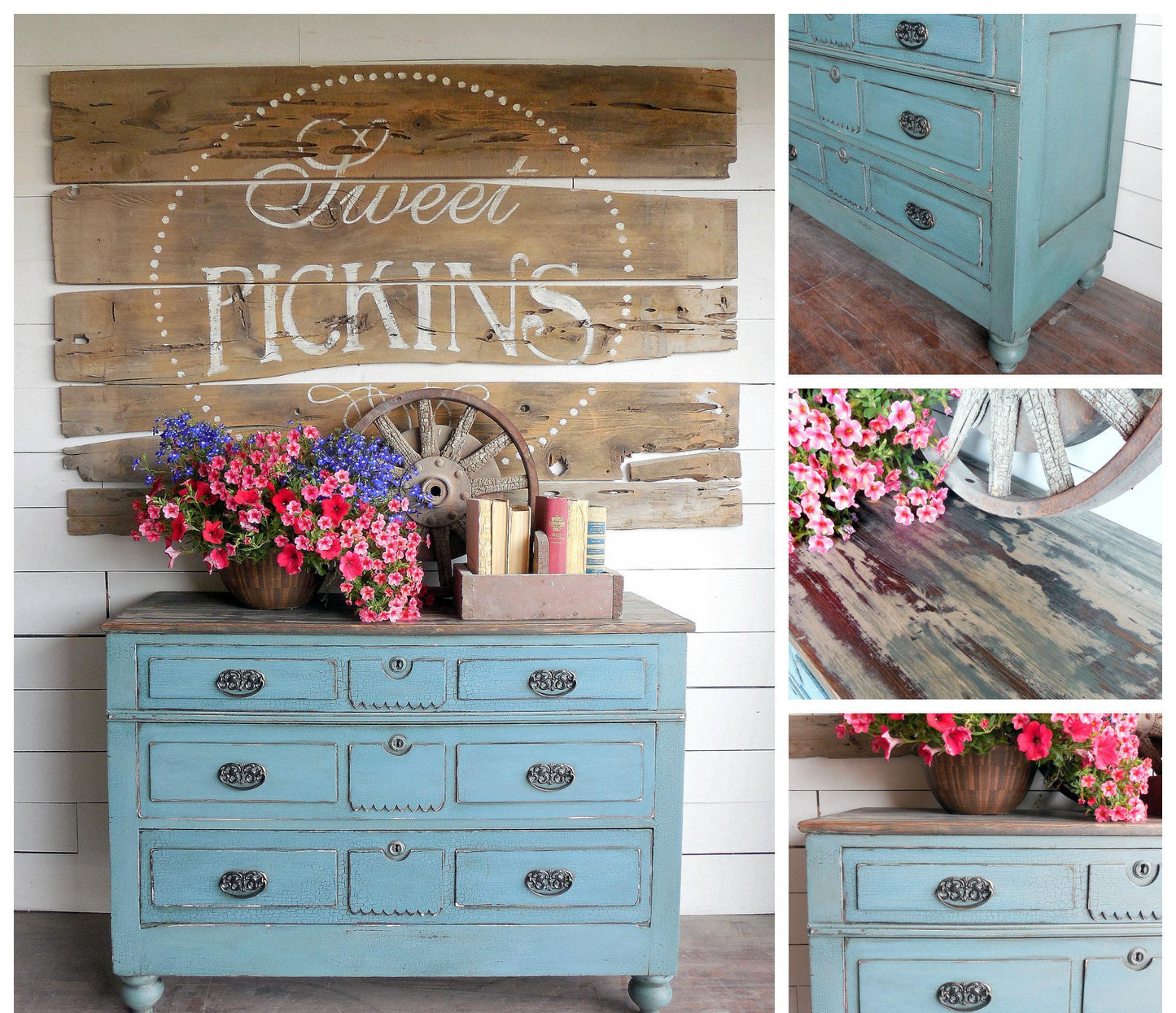 Sweet Pickins Milk Paint - Moody Blue