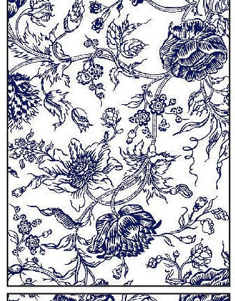 Indio Floral IOD Paint Inlay