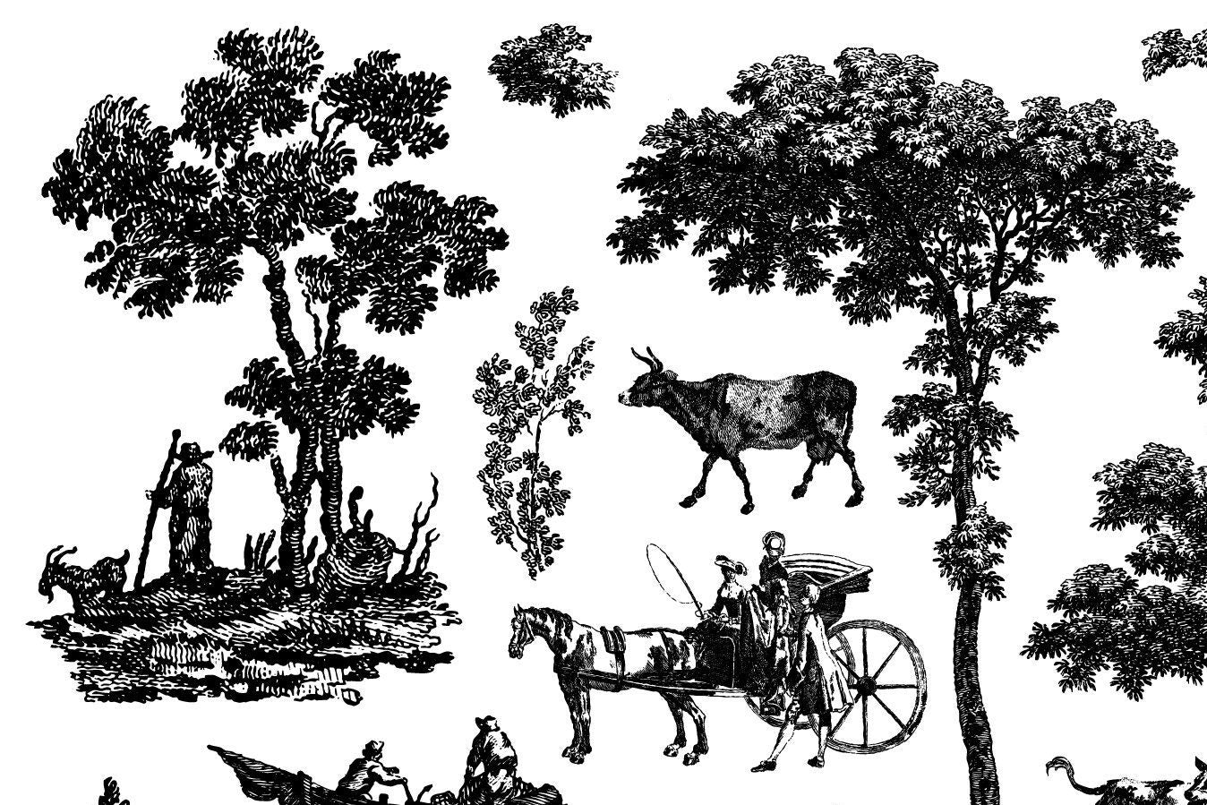 RETIRED IOD Rural Scene Stamps