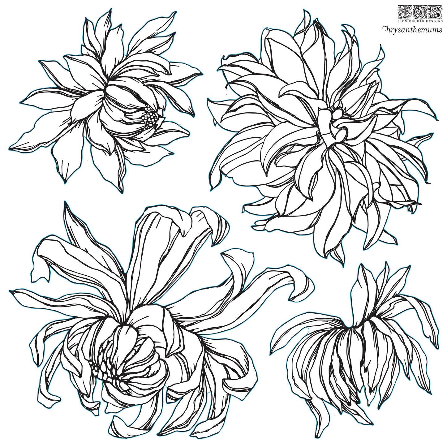 IOD Chrysanthemum Stamps