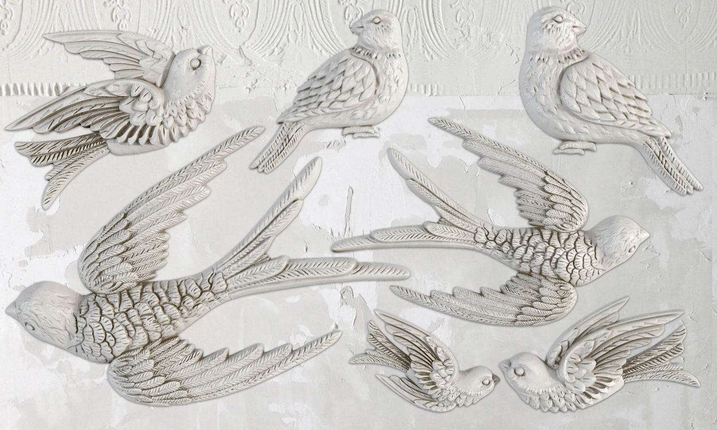 IOD Birdsong 6x10 Decor Mould