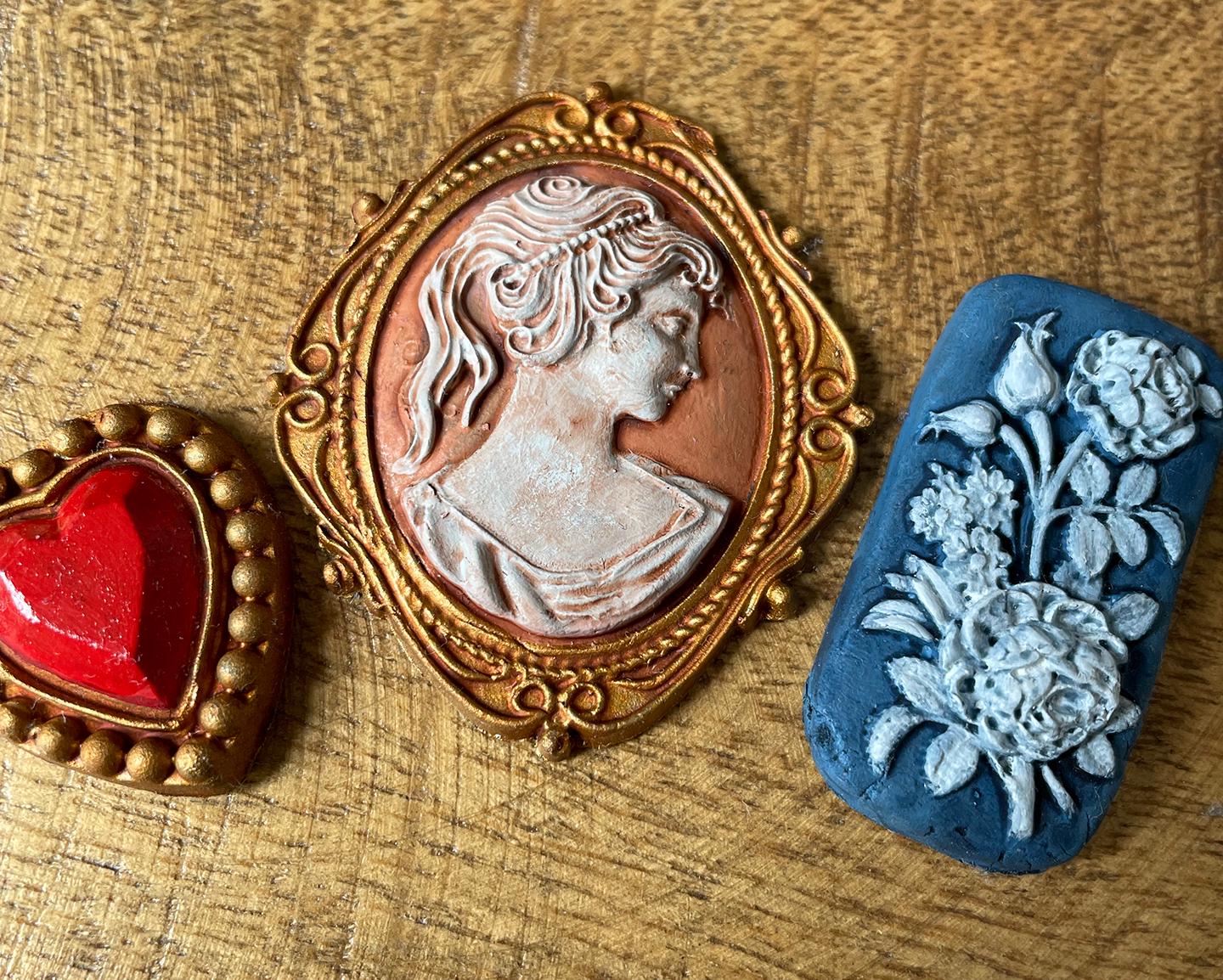 Cameos 6x10 IOD Decor Mould, Moulds Use With Clay or Resin Crafts Signs Sugar Arts Furniture Fall Decor, Cameo Mold Ships in 1-2 days!