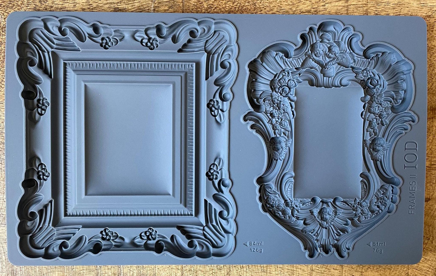 IOD Frames Two 6x10 Decor Mould Label Moulds Use Clay or Resin Craft Signs Sugar Arts Furniture Fall Decor, Frames 2 Mold Ships in 1-2 days!