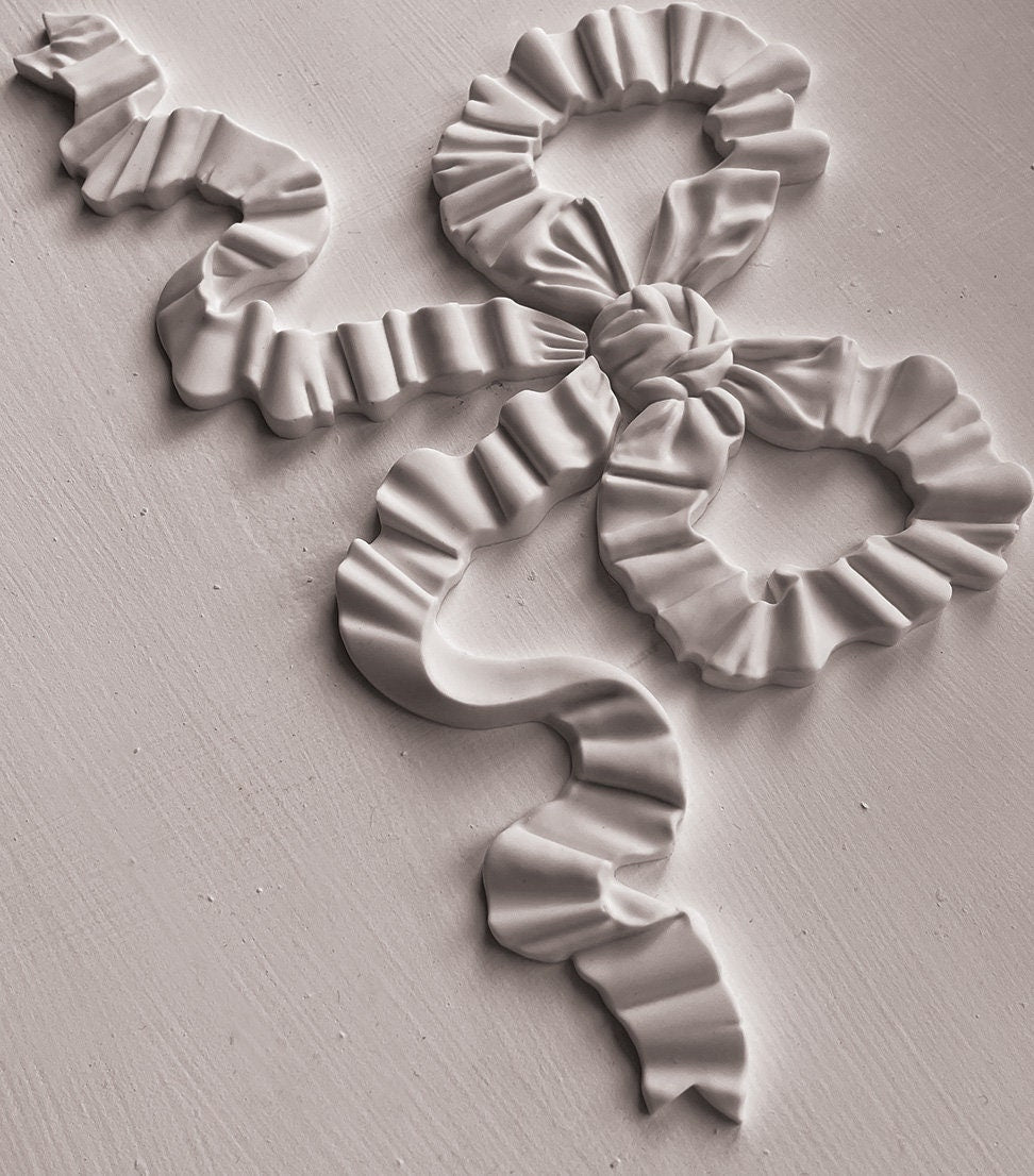 Bows 6x10 IOD Decor Mould