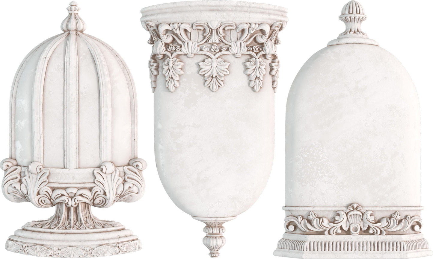 NEW Les Cloches 6x10 IOD Decor Mould, Moulds Clay or Resin Crafts Sign Sugar Art Furniture Decor, Cloche, Glass Look Mold Ship in 1 day!