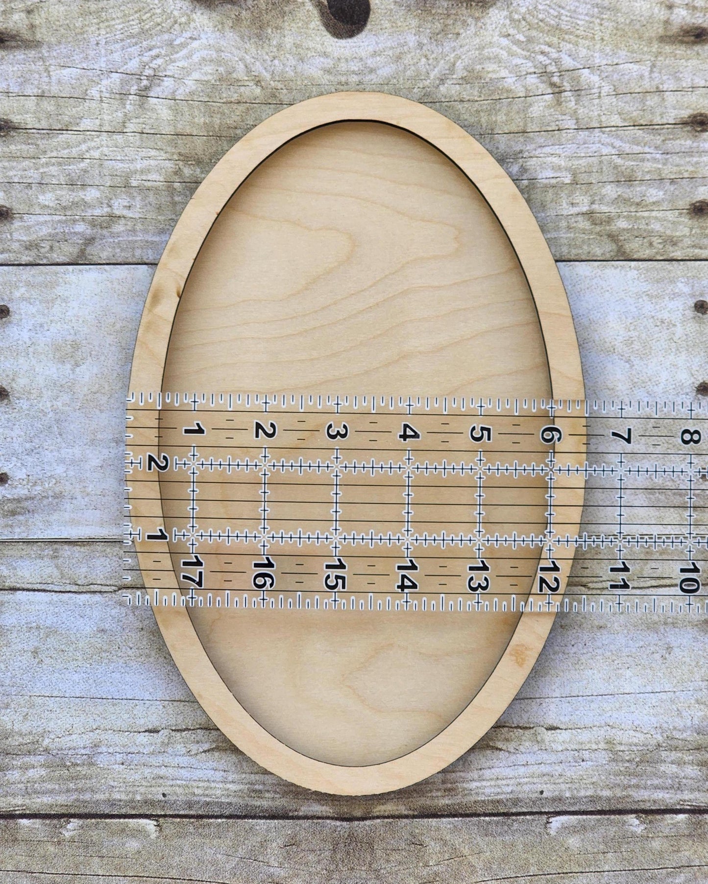 Oval Wood Frame, 10 x 6.5 Wooden Frames