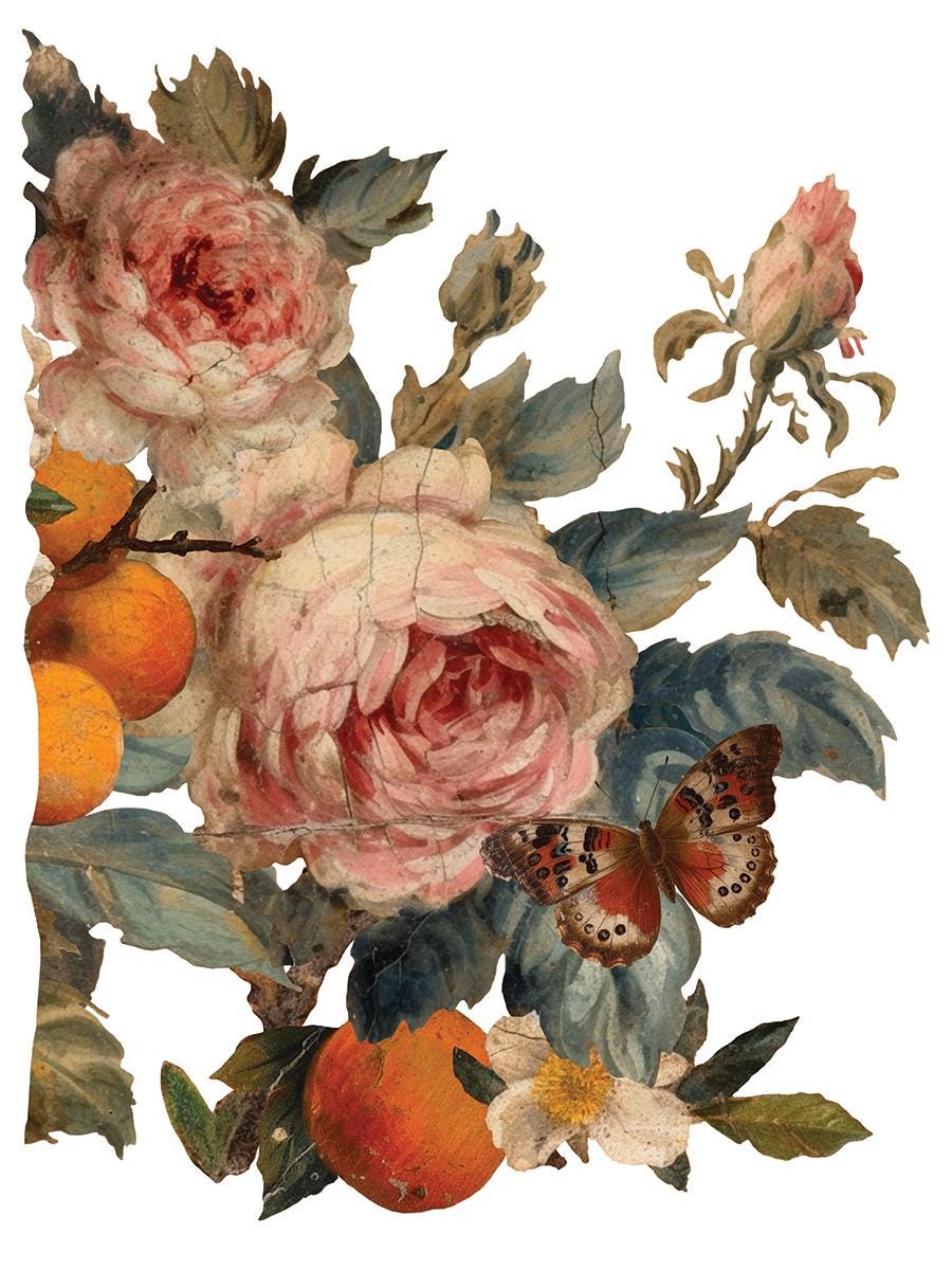 Joie de Roses IOD Transfer Pad with (8) 12 X 16 Sheets