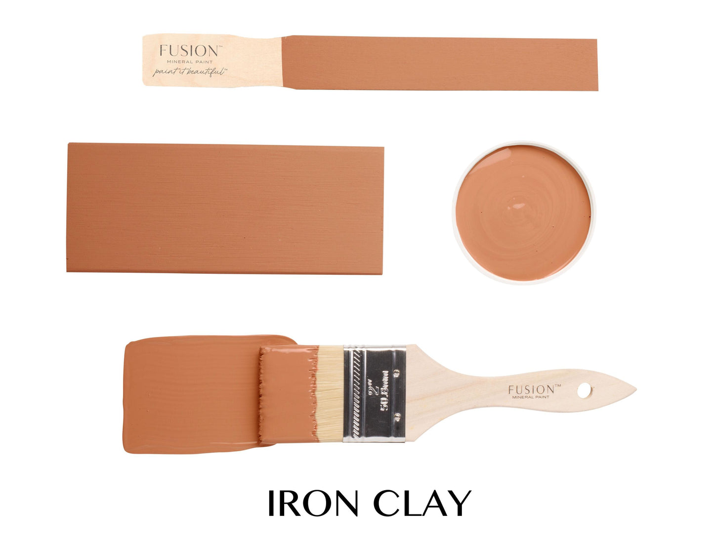 Iron Clay Fusion Mineral Paint Pint