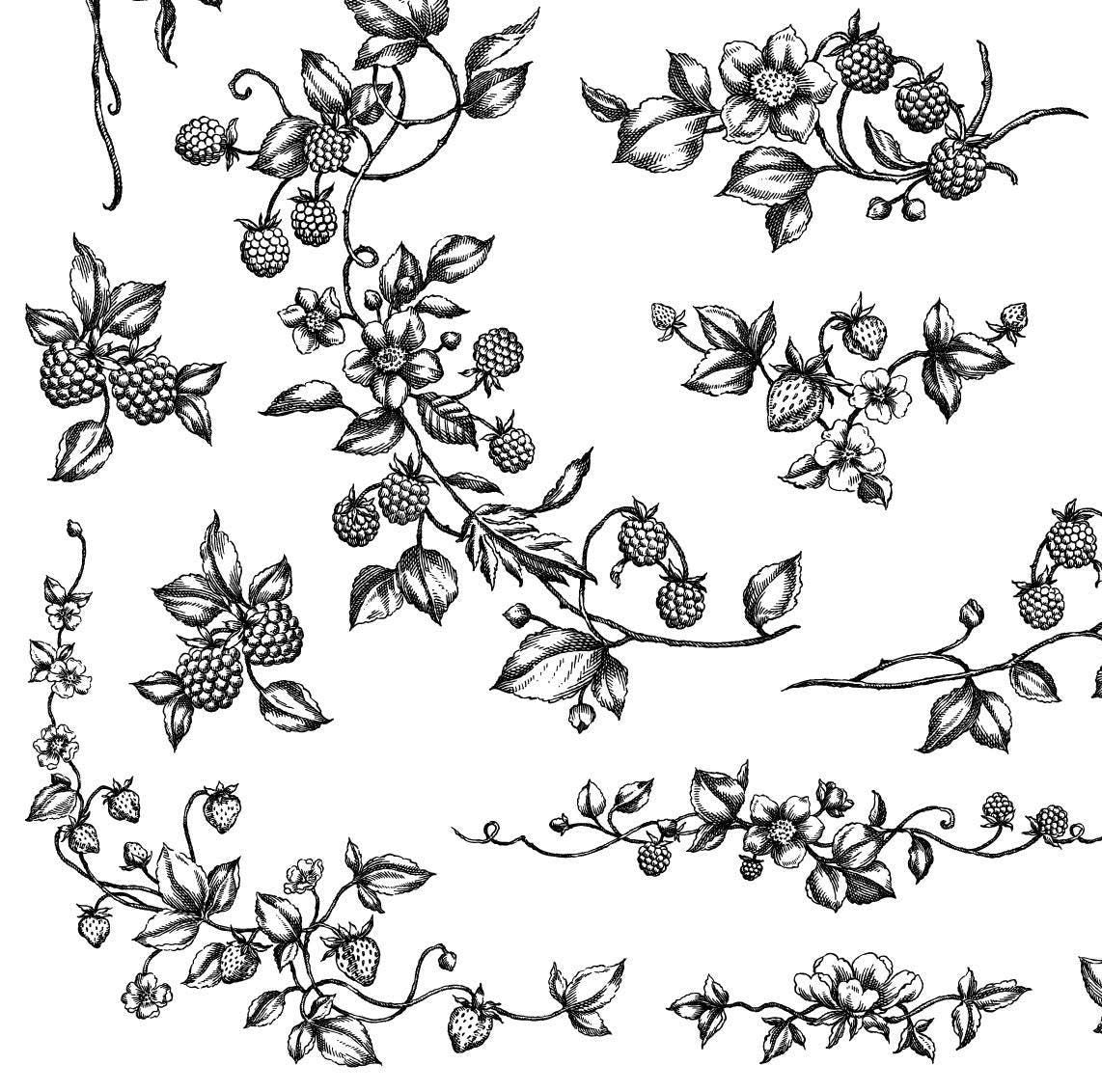 IOD Brambles and Berries Stamp