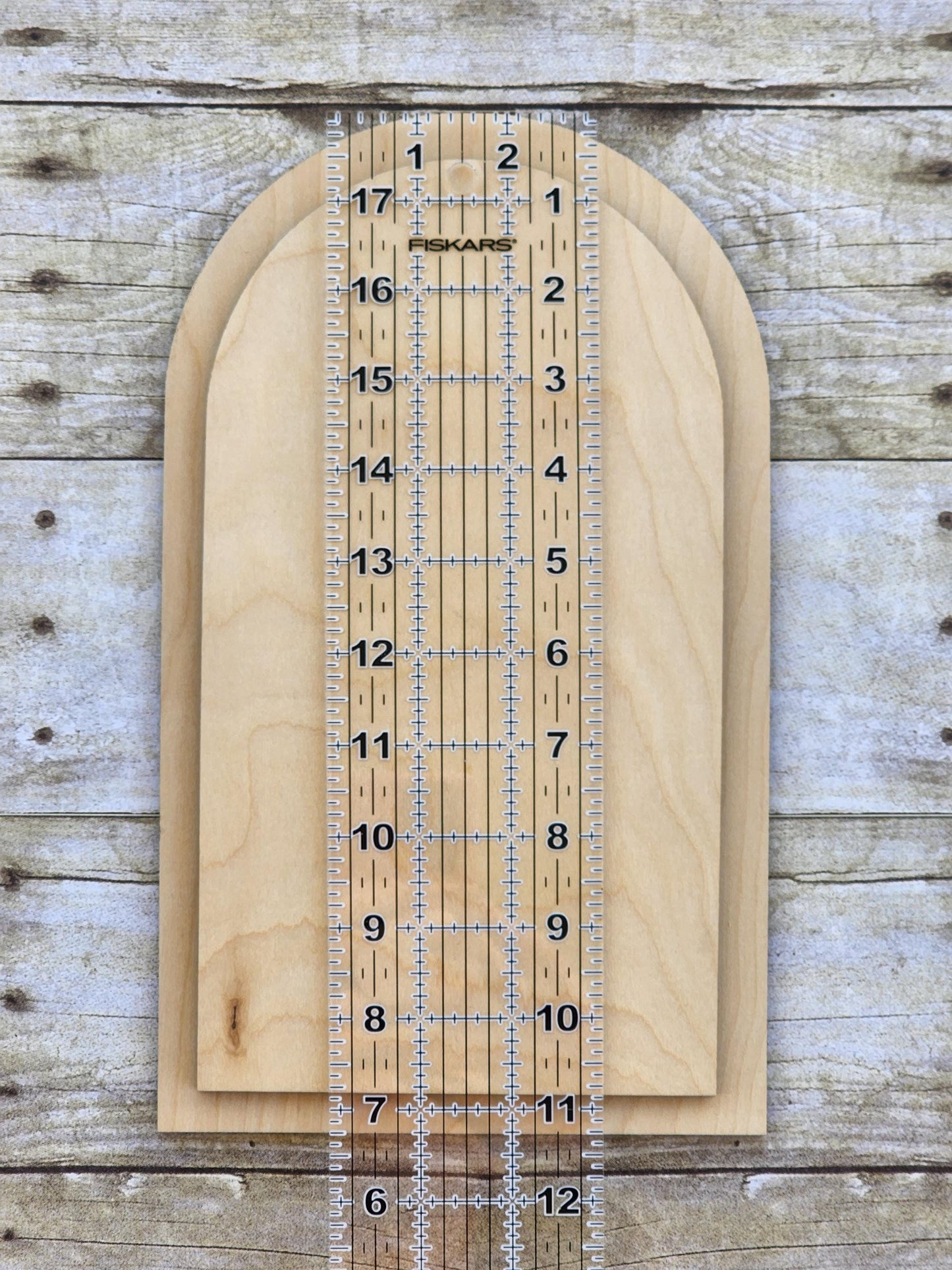 Arch Wood Frame, Layered, 11.5 x 6.5 Wooden Frames