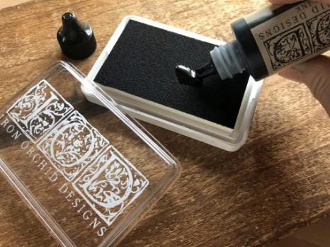 IOD Black Stamp Decor Ink