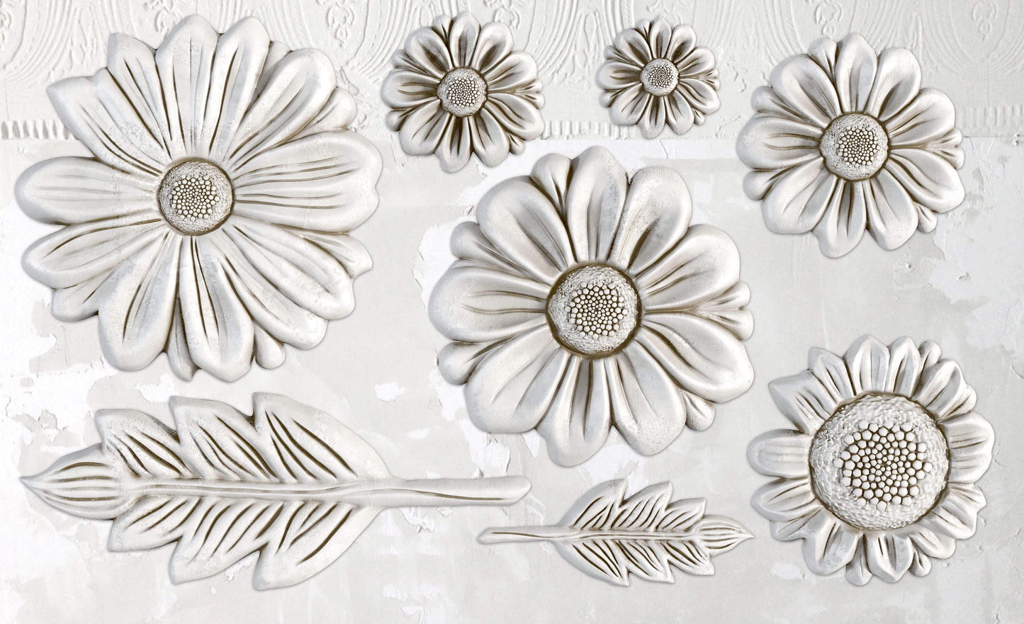 IOD He Loves Me 6x10 Decor Mould, Moulds Use With Clay, Resin Crafts Signs Sugar Arts Furniture Fall Decor, Rosettes Mold