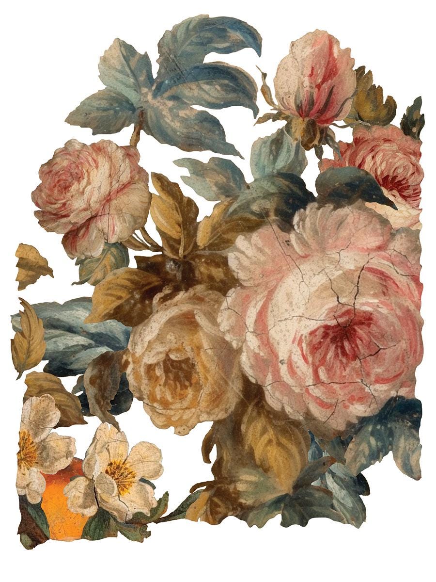 Joie de Roses IOD Transfer Pad with (8) 12 X 16 Sheets