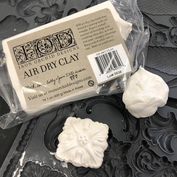Air Dry Clay IOD by Iron Orchid Designs 14 ounces, Moulding Clay, Molding Clay Sculpting Clay, Ships in 1-2 days!