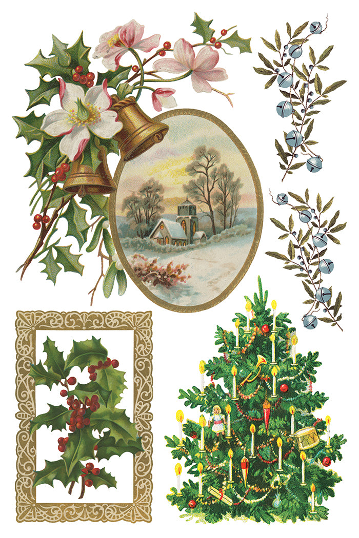2025 IOD Christmas Joy Transfer Pad with (8) 8 x 12 Sheets