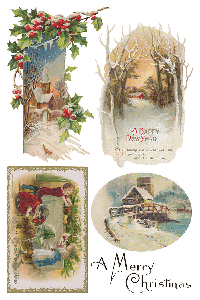 2025 IOD Christmas Joy Transfer Pad with (8) 8 x 12 Sheets