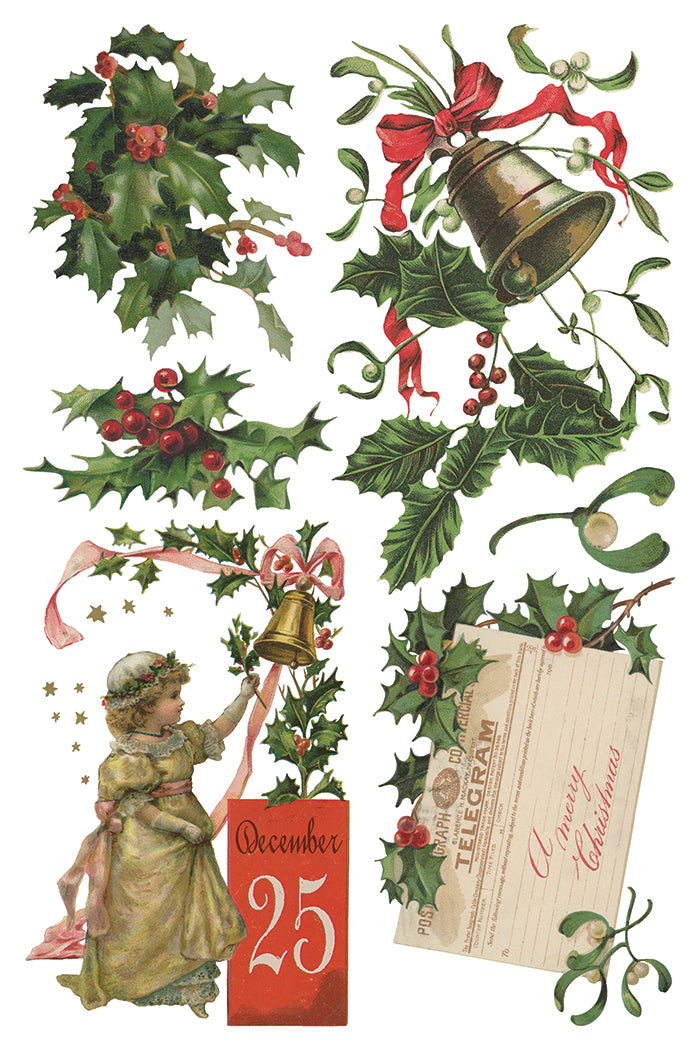 2025 IOD Christmas Joy Transfer Pad with (8) 8 x 12 Sheets