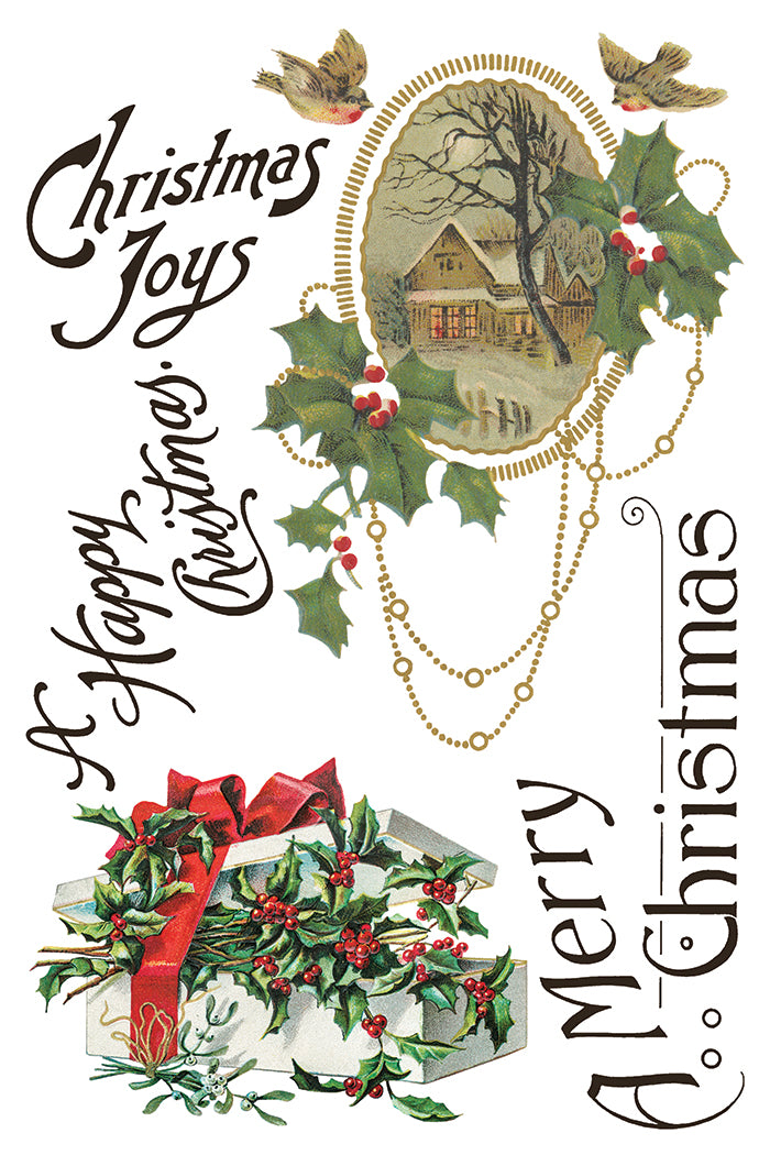 2025 IOD Christmas Joy Transfer Pad with (8) 8 x 12 Sheets
