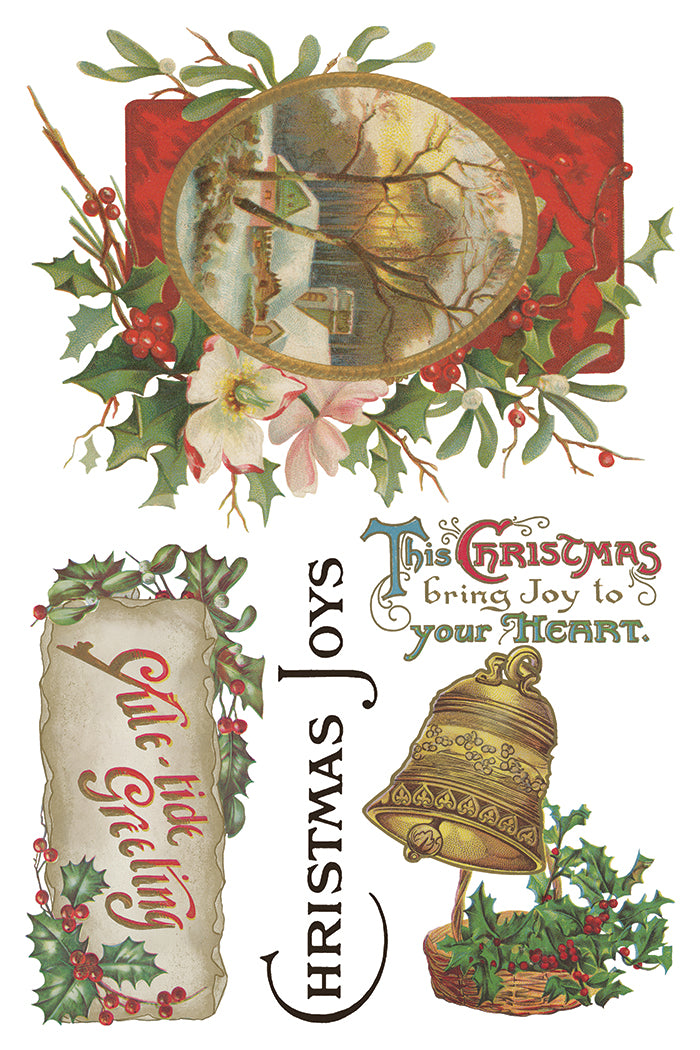 2025 IOD Christmas Joy Transfer Pad with (8) 8 x 12 Sheets