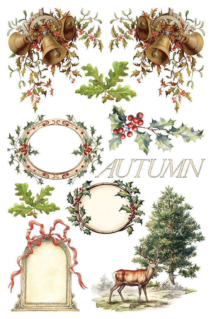 2025 IOD Santa's Hollow Transfer Pad with (8) 8 x 12 Sheets