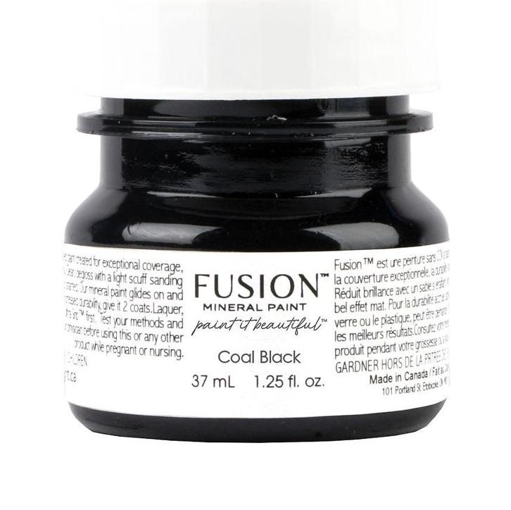 Coal Black Fusion Mineral Tester size, 37 mL