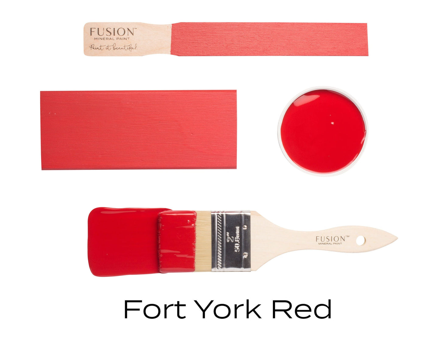 Fort York Red Fusion Mineral Tester size, 37 mL