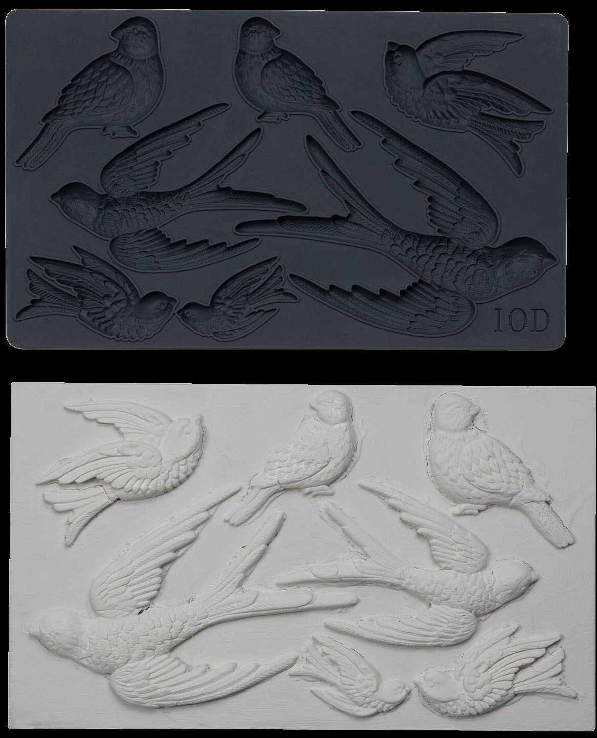 IOD Birdsong 6x10 Decor Mould