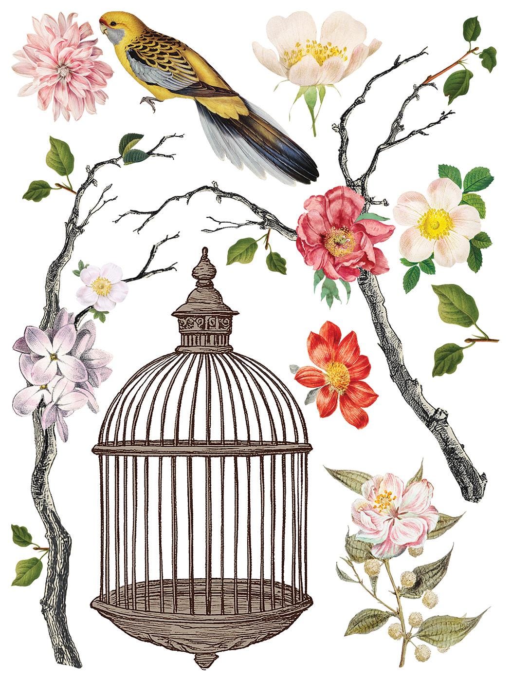 NEW Menagerie, IOD Transfer Pad, (8) 12 X 16 Sheets