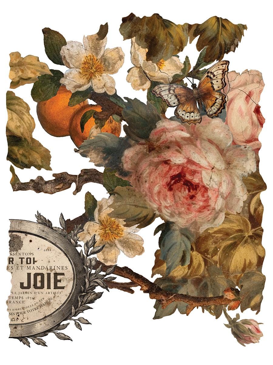 Joie de Roses IOD Transfer Pad with (8) 12 X 16 Sheets