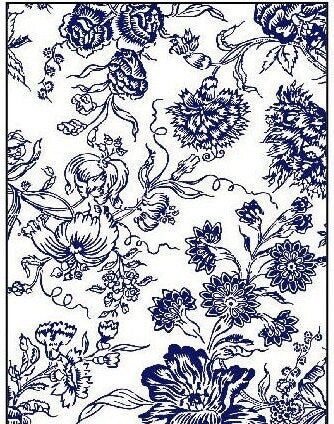 Indio Floral IOD Paint Inlay