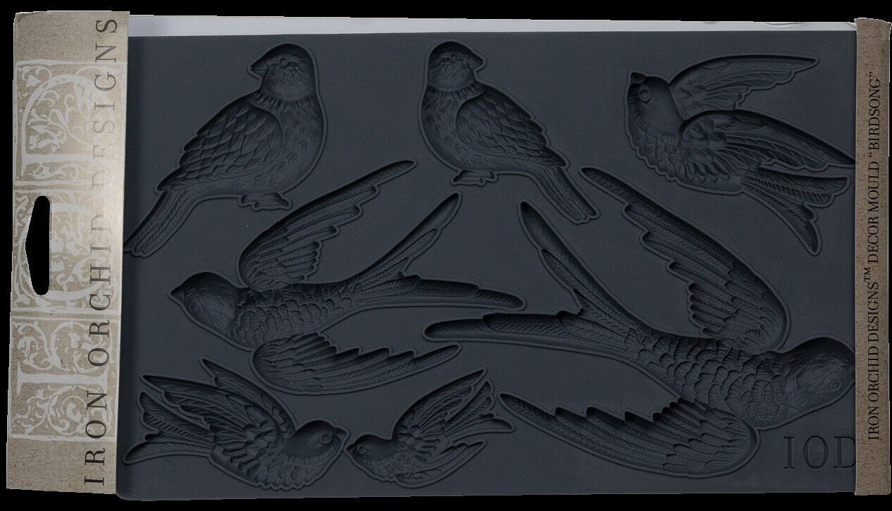 IOD Birdsong 6x10 Decor Mould