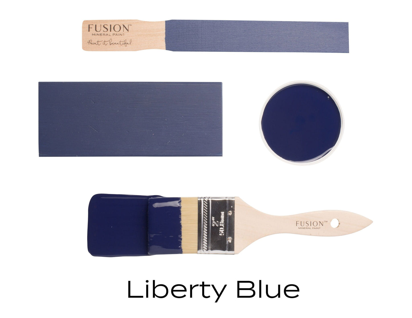 Liberty Blue Fusion Mineral Paint Pint