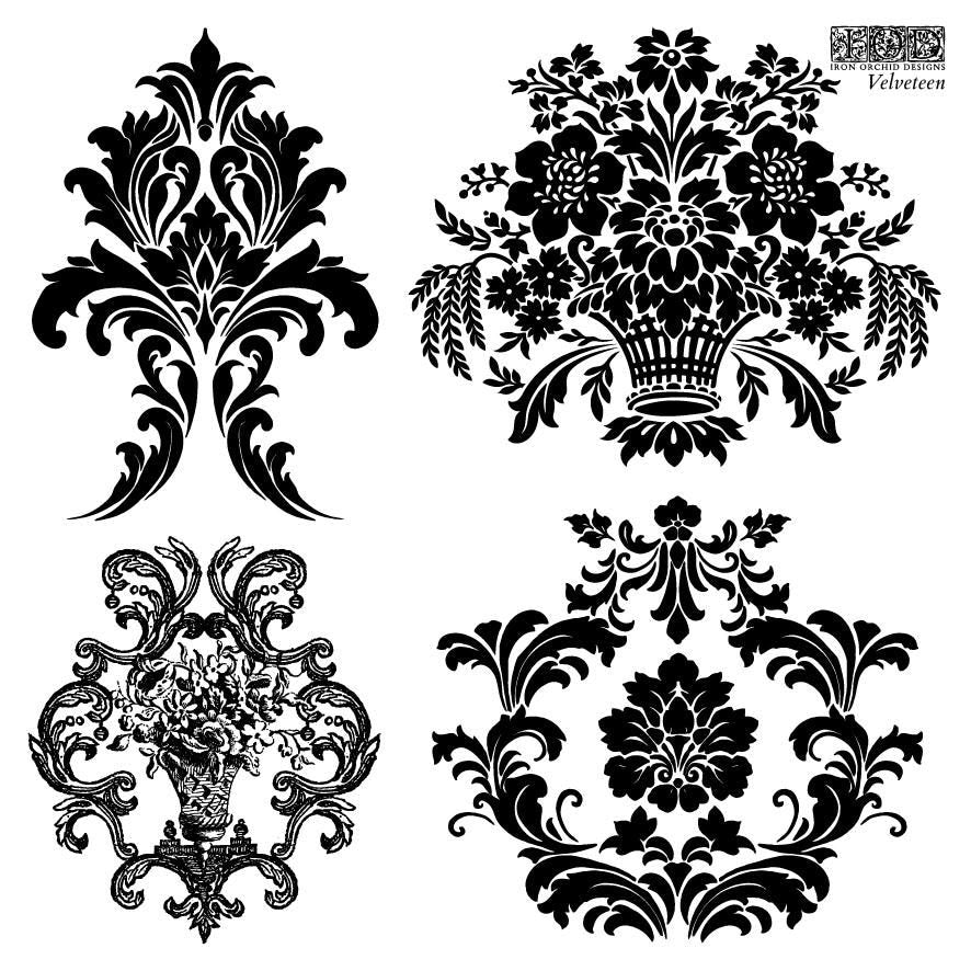 IOD Velveteen Stamp Set