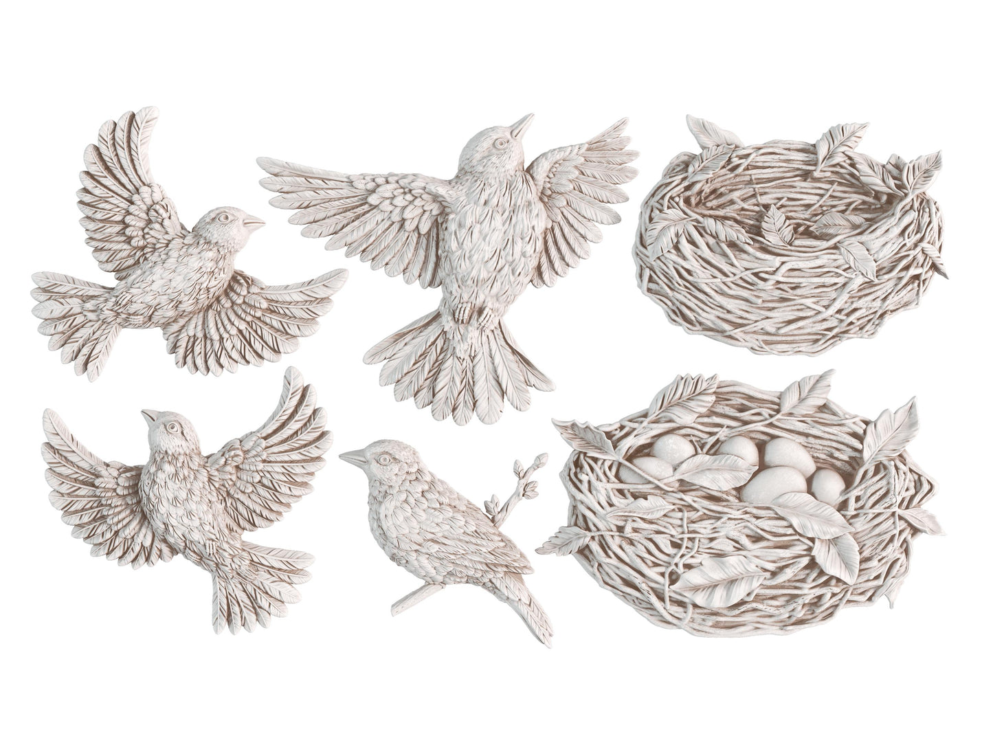 IOD Sparrow's Nest 6x10 Decor Mould, Moulds Use With Clay or Resin Crafts Signs Sugar Arts Furniture Fall Decor, Mold Ships in 1-2 days!