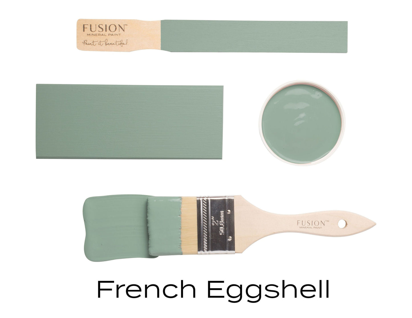French Eggshell Fusion Mineral Tester size, 37 mL