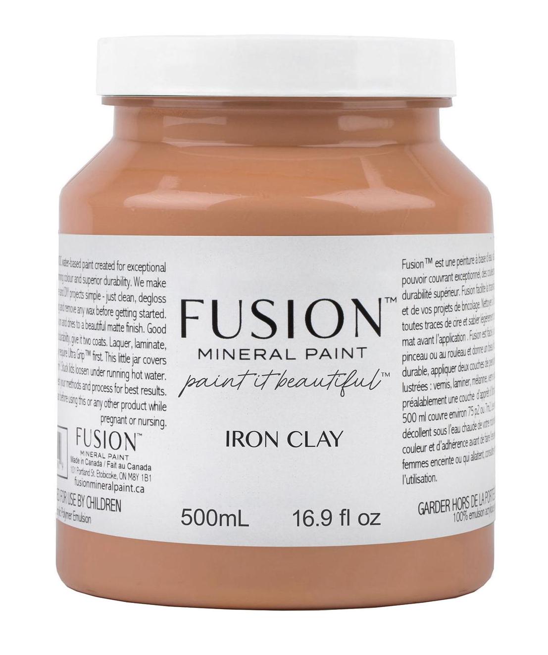 Iron Clay Fusion Mineral Paint Pint