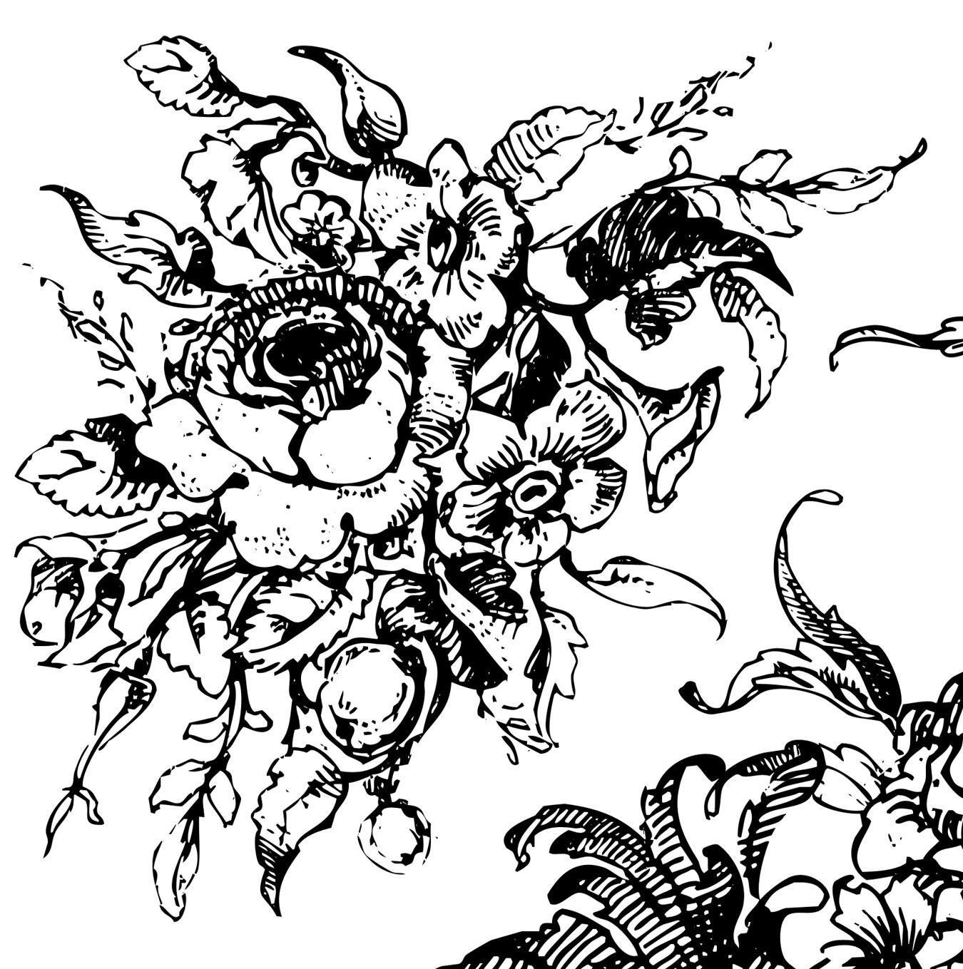 IOD Rose Toile Stamp, Iron Orchid Designs