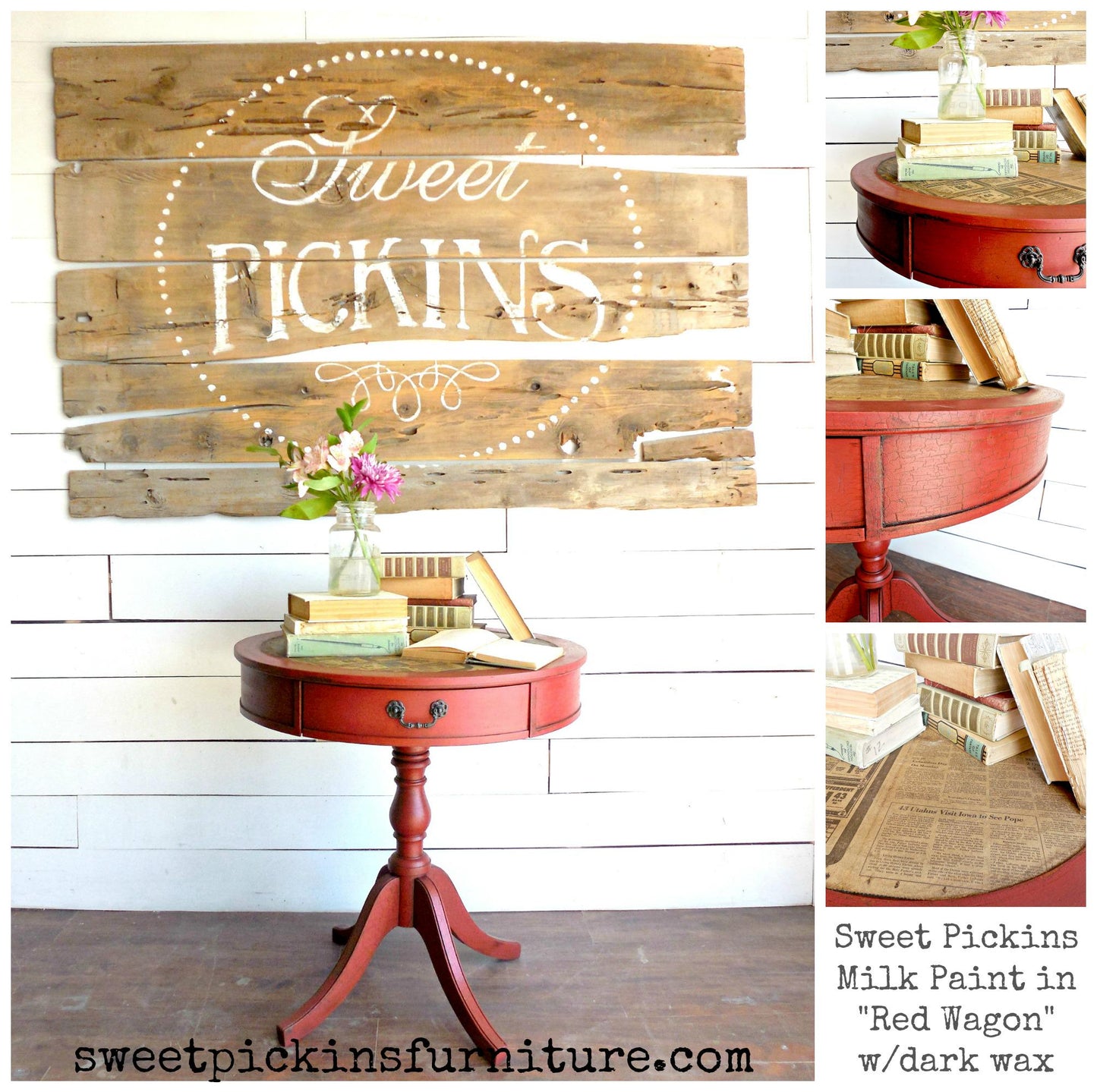 Sweet Pickins Milk Paint - Red Wagon