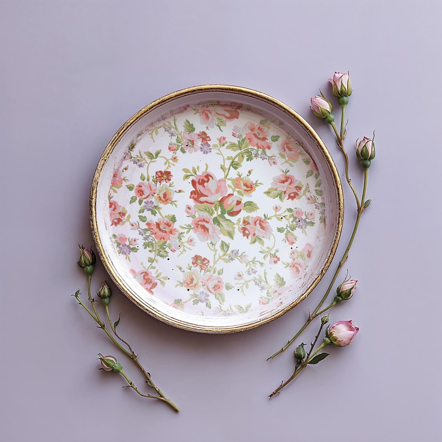 NEW Ditsy Bloom, IOD Paint Inlay