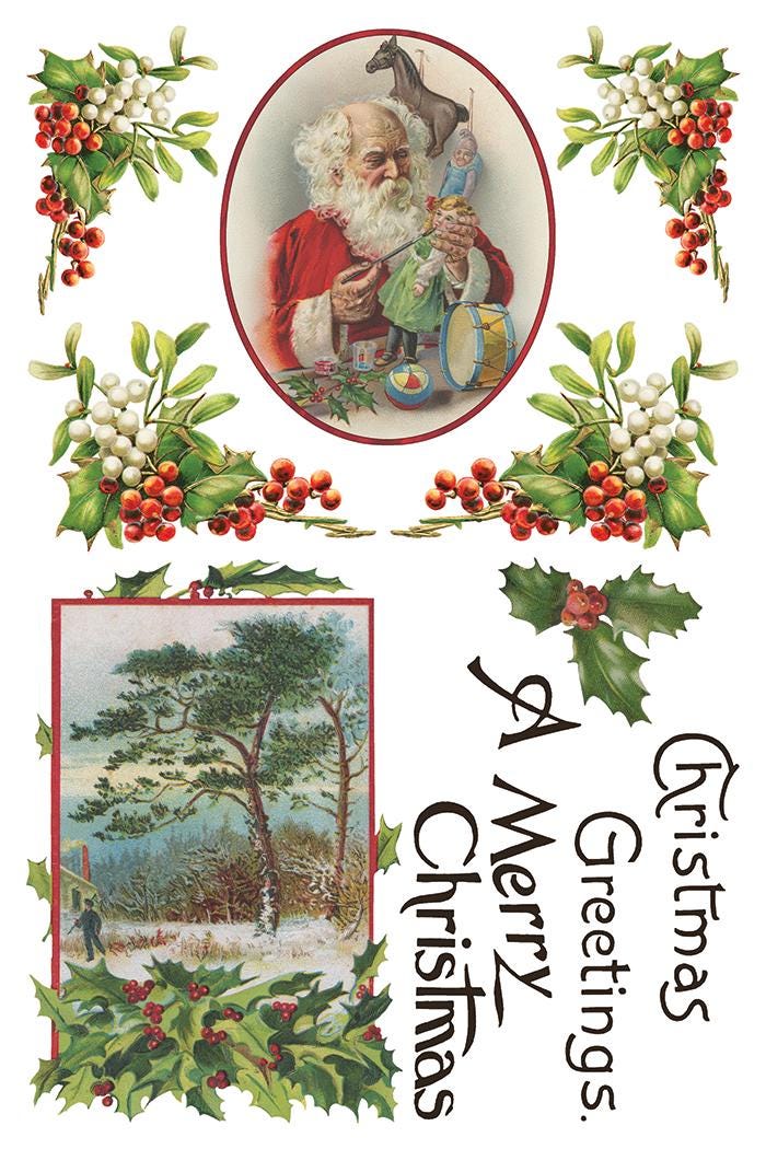 2025 IOD Christmas Joy Transfer Pad with (8) 8 x 12 Sheets