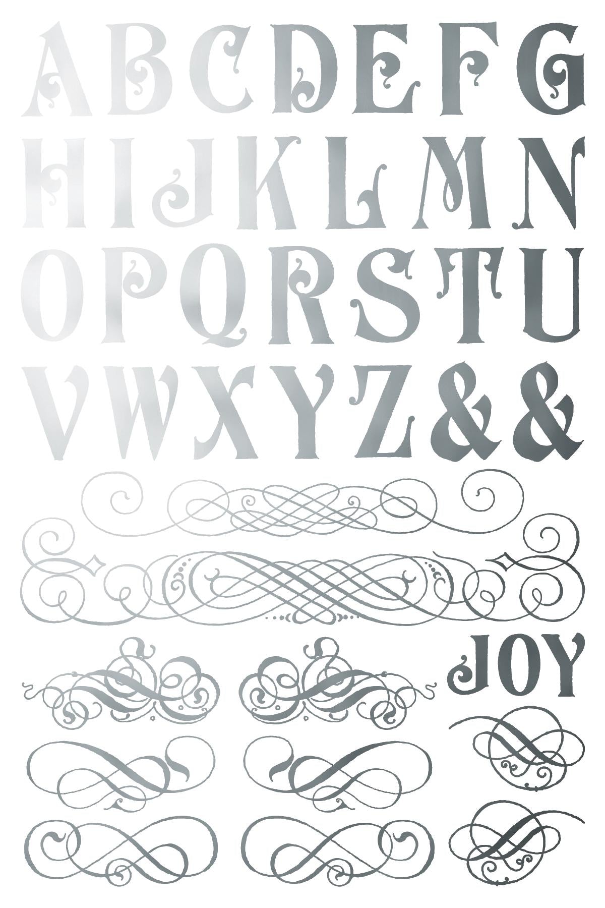2025 Figgy & Flourish IOD Gold Foil Transfer Pad with (8) 12 X 8 Sheets