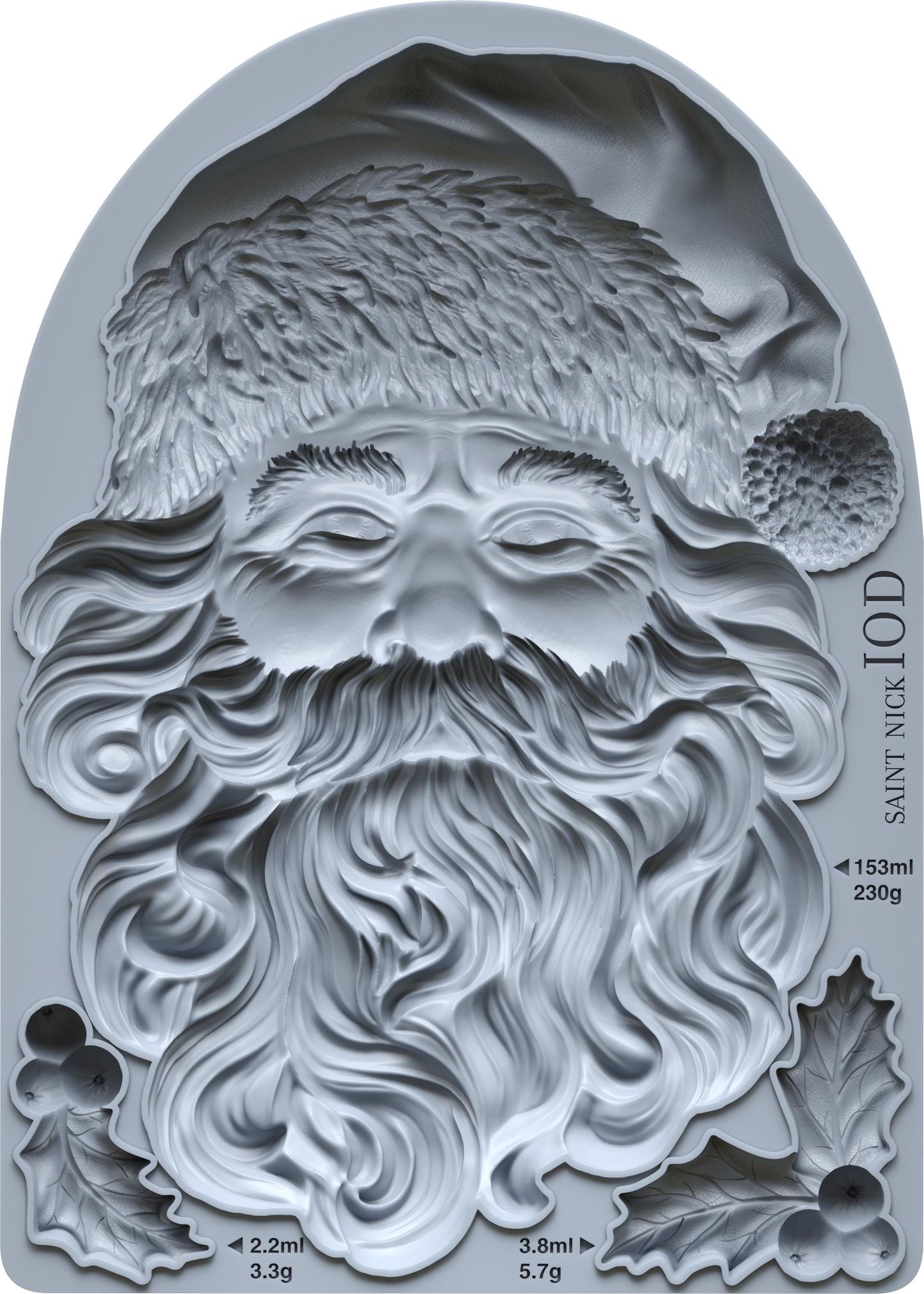 2025 IOD Saint Nick 5x7 Decor Mould