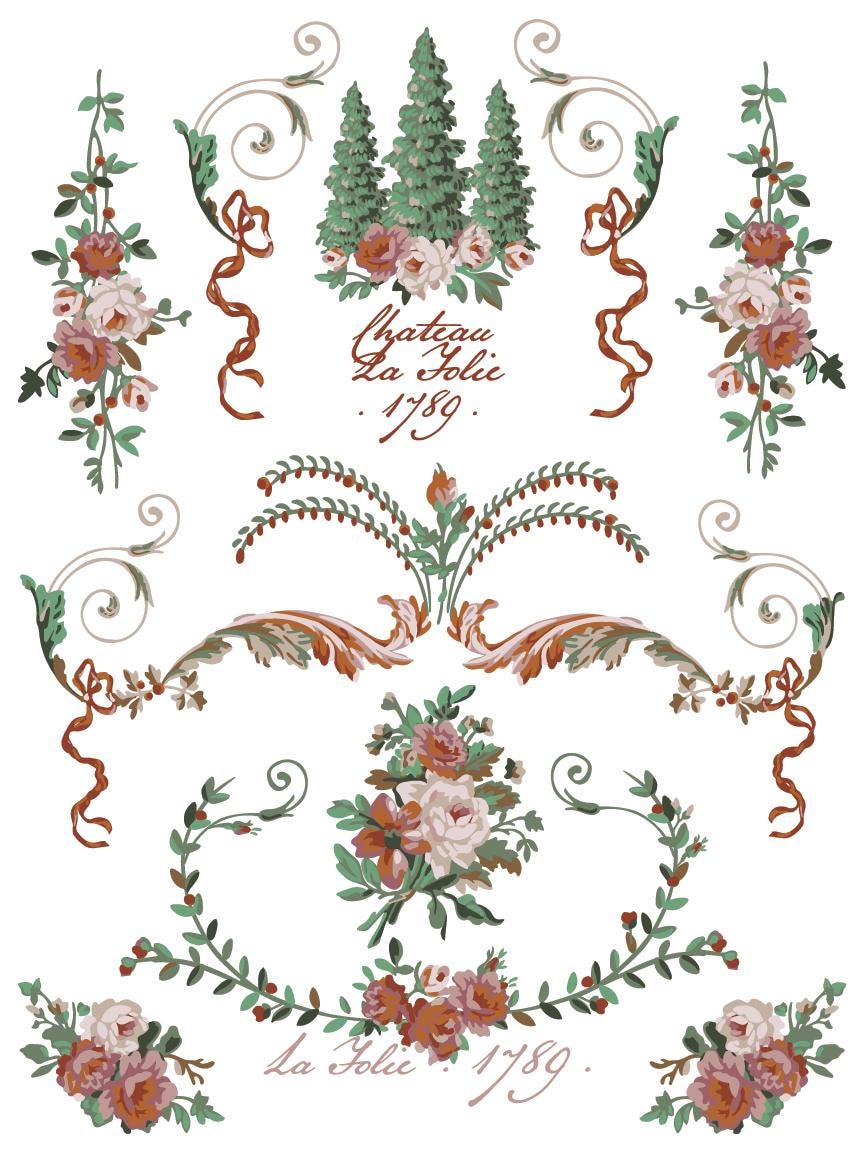 2025 La Folie IOD Paint Inlay by Iron Orchid Design - Limited Release